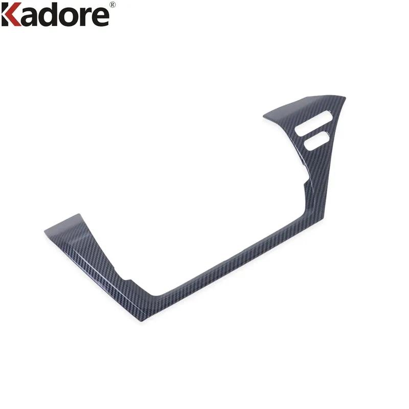 For Toyota Camry Carbon Fiber Car Center Air Condition Vent Outlet Cover Trim Interior Mouldings Accessories