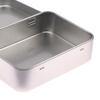 1Pc Frosted Household Iron Storage Box Metal Box Tin Plated Container Empty Hinged Lid Small Empty Storage Box