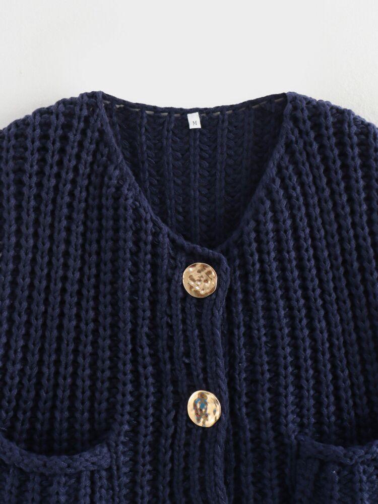 Fashion Women Knit Cardigan Vest Casual Red Sleeveless O-neck Metal Button Sweater Tank Top Lady High Street Knitted Waistcoat