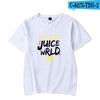 Летняя футболка в стиле хип-хоп Juice WRLD, унисекс, женская мода, футболки в стиле Харадзюку с короткими рукавами для мальчиков и девочек, повседневная черная крутая футболка, топы
