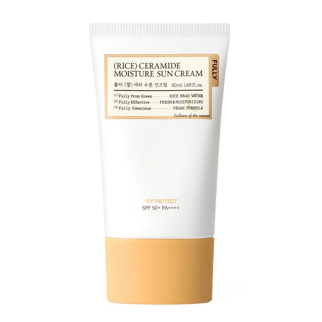 FULLY Rice Ceramide Moisture Sun Cream SPF 50+ PA++++ 50ml