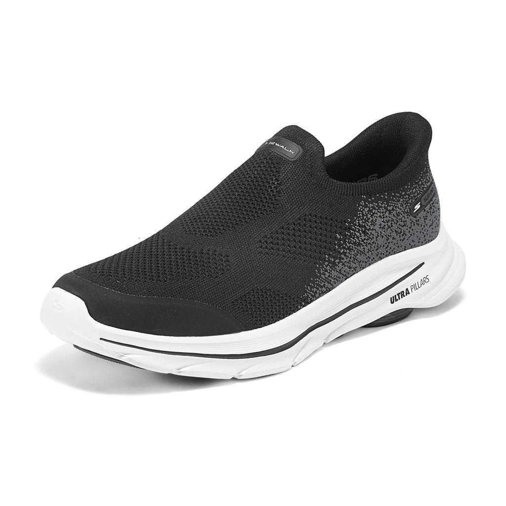 Skechers МУЖСКИЕ GO WALK Износостойкие Дышащие Низкие Повседневные Кроссовки Мужские Черно-Белые