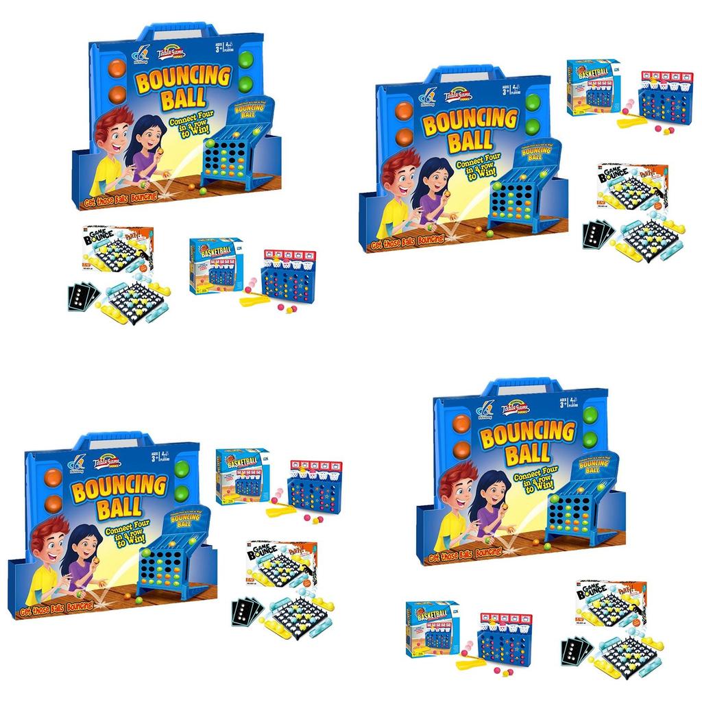 Захватывающая настольная игра с отскакивающими шариками для семей и детей в возрасте 3-5 лет