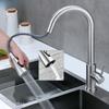304 Household Kitchen Dual Mode Sink Faucet Stainless Steel Pull-out Washing Basin Bathroom Water Tap