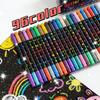 Double-Ended Glitter Acrylic Markers, Double-Sided Glitter Paint Pens For Glass, Fabric, Canvas, Diy Crafts, Card Making,
