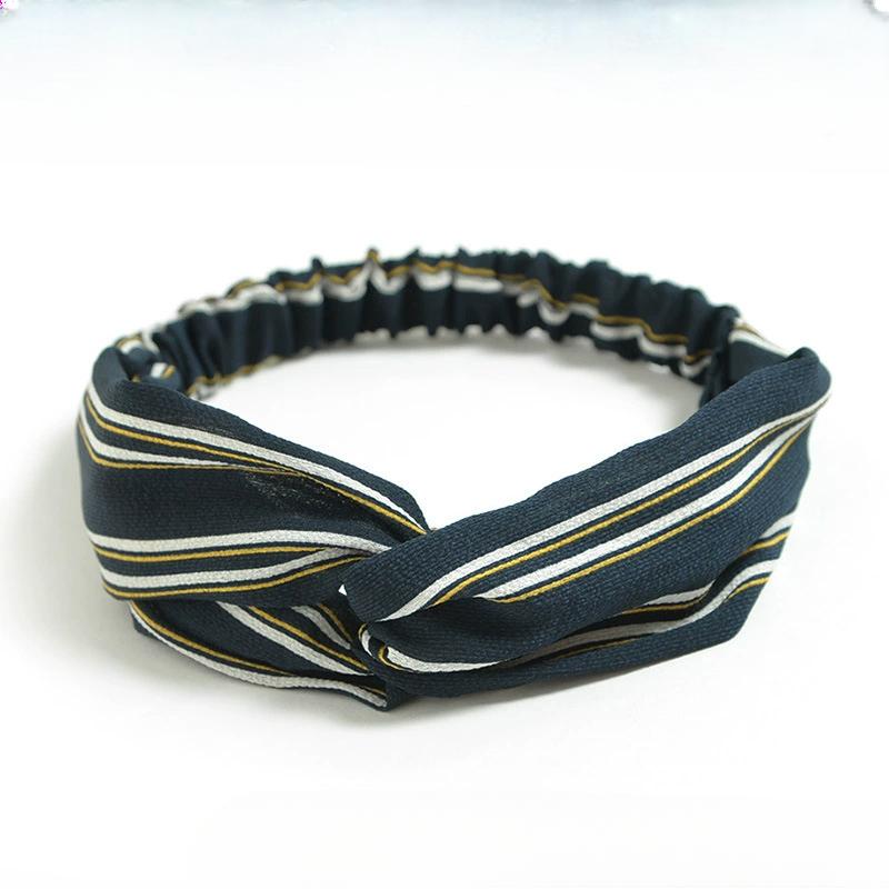 Перекрещенная повязка на голову, шифоновая маленькая цветочная маленькая свежая повязка на голову женская эластичная повязка на голову аксессуары для волос, головной убор