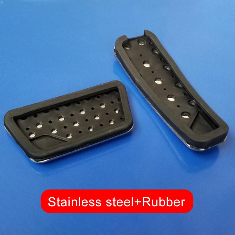 For Dodge Challenger Charger Stainless Car Accelerator Gas Brake Pedal Clutch Pedals Cover For Chrysler 300/300C Accessories