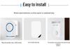 Wireless Smart Music Doorbell with Dual Alerts and Long-Range Elderly Call Button - Battery-Free