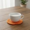6 Piece Cartoon Drink Cup Mat Hand-woven Coffee Mug Mat Practical Heat Insulated Mat  Farmhouse
