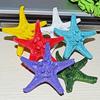 Mediterranean Color Simulation Resin Steamed Bread Starfish Creative Home Aquarium Decoration