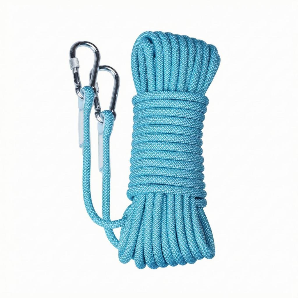 Clothesline Rope with Storage Bag Portable Braided Synthetic Cord Lightweight