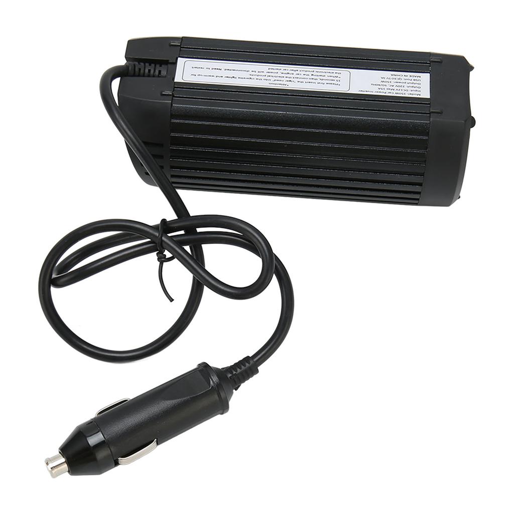 Инвертор для подстаканника 150 Вт, непрерывная мощность 150 Вт, пиковая мощность 300 Вт, постоянный ток 12 В в переменный ток 220 В, автомобильное питание