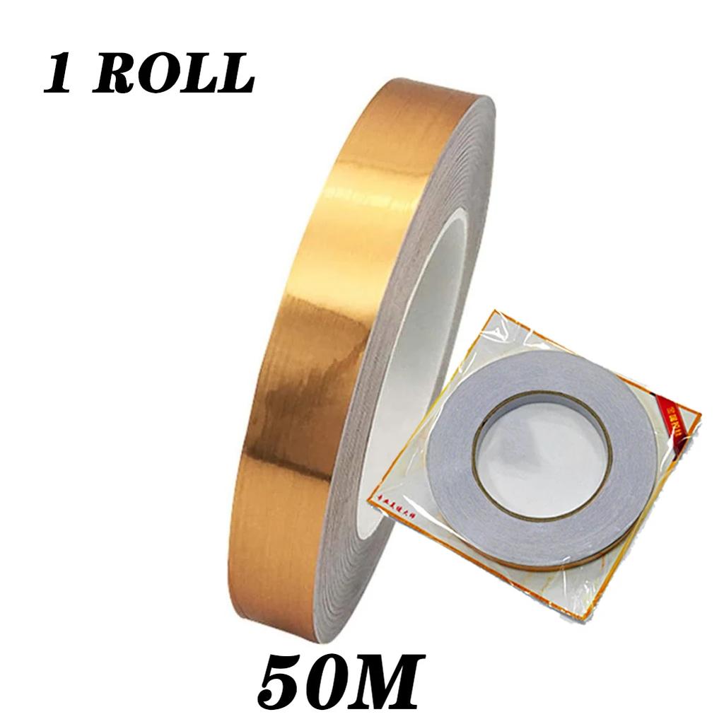 20PCS 50m Tile Seam Tape Self-Adhesive Floor Seam Sealant Tape Waterproof Wall Seam Stickers Wardrobe Decorative Stickers