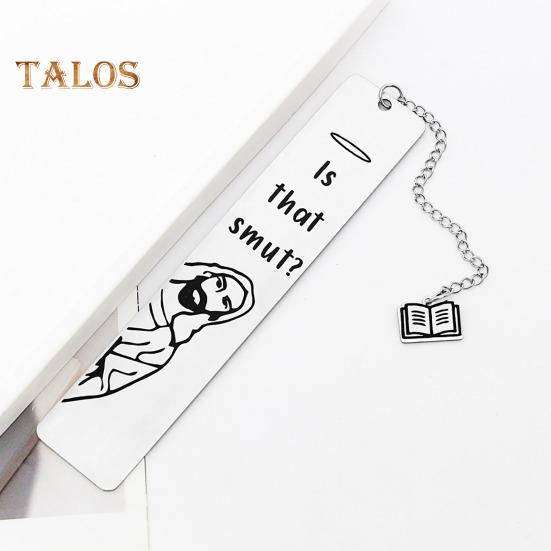 Забавная закладка с кисточкой, гладкая, нержавеющая, устойчивая к коррозии, закладка для скрапбукинга