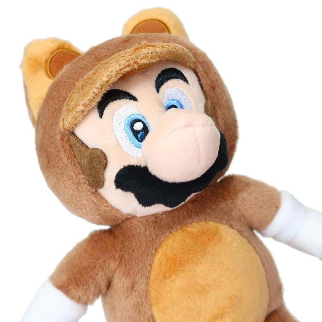 Sanei Boeki Плюшевая игрушка Марио-енот из Super Mario 3D Land (S) 11×11×22см
