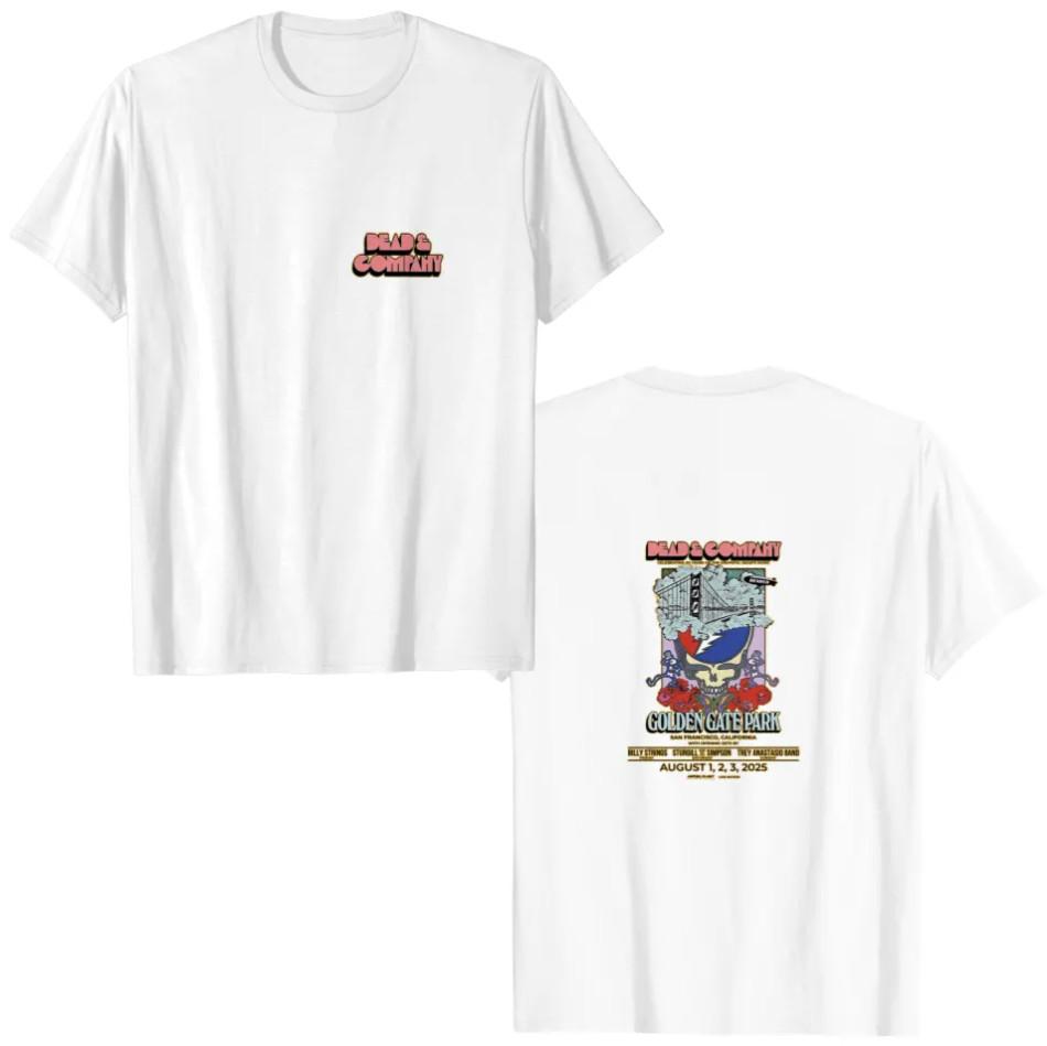 Футболка Dead and Company Золотые Ворота Парк Сан-Франциско 1, 2, 3 августа 2025