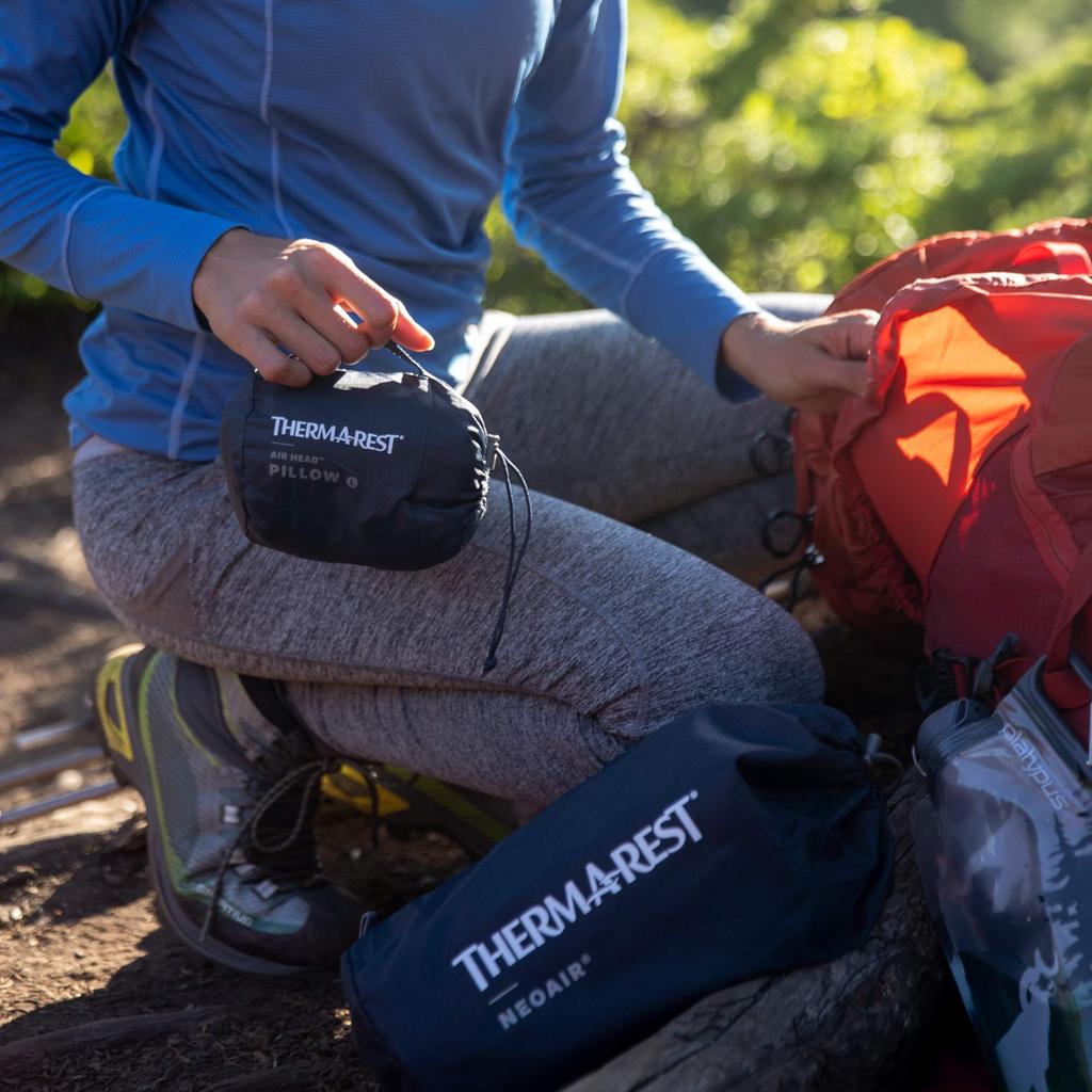 THERMAREST Air Head для Кемпинга на Открытом Воздухе Японский 30147 Подушка, Стандартная, [Официальный Продукт]