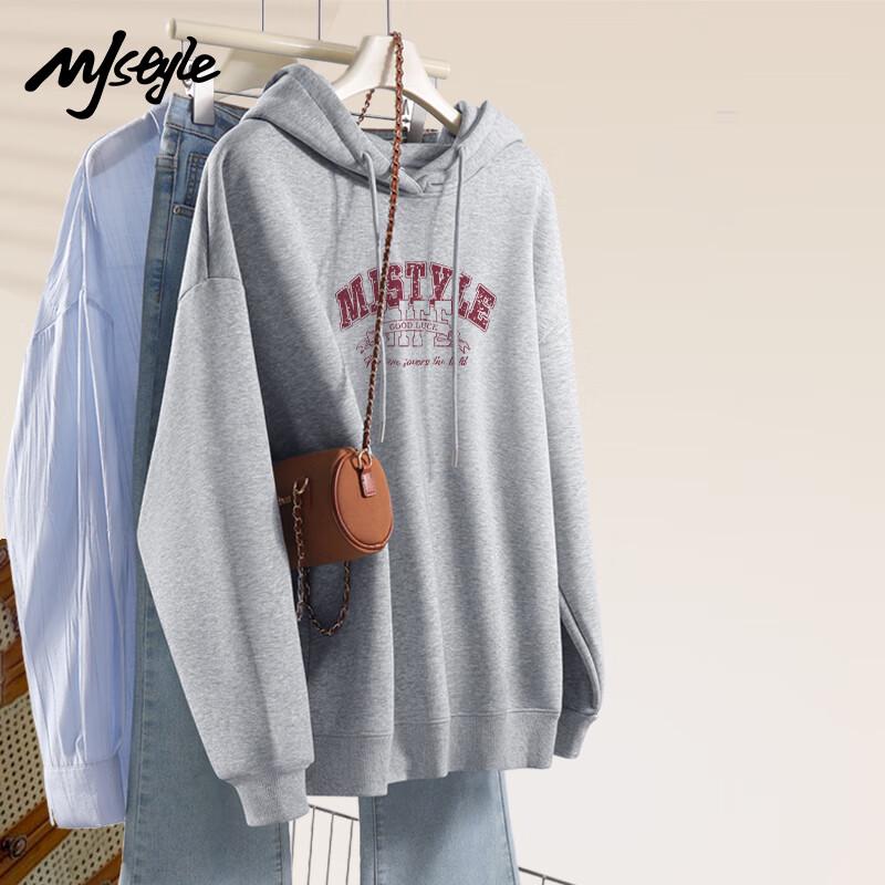 MJ STYLE Women's American Retro Hooded Sweatshirt