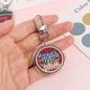 Viva La Vida Acrylic Watermelon Pendant Acrylic Shining Watermelon Keychain   Car