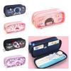 Tong Zhuo 7181 Purple And Gray Bear Pencil Case Lovely Design For Boys And Girls