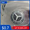 Car Sticker For Mercedes  benz W212 W213 W205 C238 Silver Black Hood Emblem Badge Genuine A0008171701