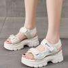 Thick-soled Sandals Women Summer Sports and Leisure Hook and Loop Women Shoes Non-slip Lightweight Platform Shoes