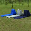 Foldable Inflatable Travel Mattress PVC Flocking Inflatable Chair Seat  Household
