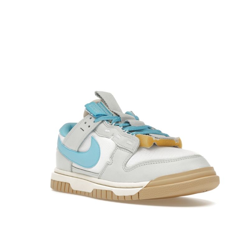 Nike Air Dunk Jumbo Photon Dust Baltic Blue Унисекс Кроссовки Серый Бледно-Слоновая кость Кунжут DV0821-103