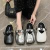 Internet Celebrity Super Fire Fairy Wind Square Head Baotou Rhinestone Versatile Slippers Women's Shoes Summer Wear 2025 New Flat Sandals