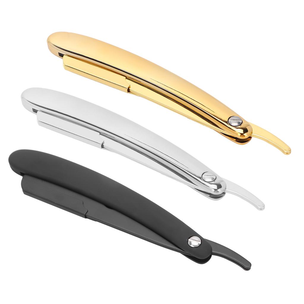 Men\'s Folding Handle Plated Professional Straight for Hair Salon (Without Blade)