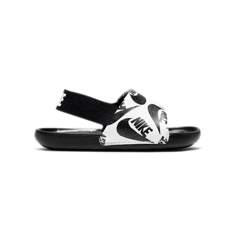 Nike Kawa Slide TD White Black Baby Sneakers CW3360-100