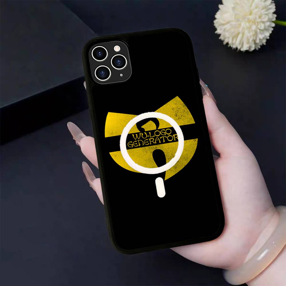 Магнитный чехол для телефона Singer W-WU-T-TANG для iPhone 16 15 14 13 12 11 17 Pro Max Plus, чехол с поддержкой беспроводной зарядки