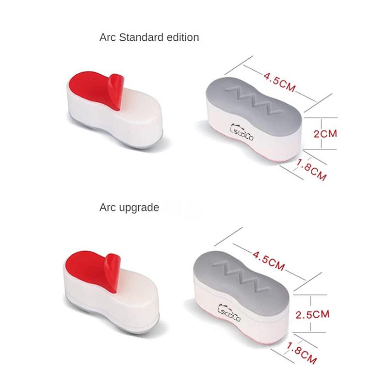 4/8/12pcs Toilet Cover Cushion Gasket Heightening Accessories Toilet Cushion Seat Cushion Arc Standard Version Bathroom Tools