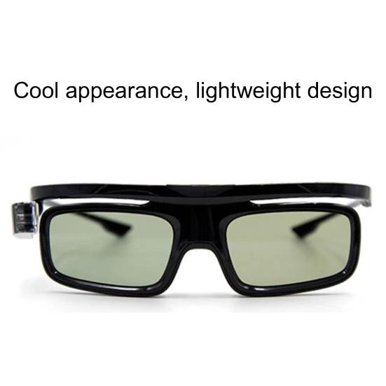 3D-очки GL1800 Легкие Изображение высокой четкости ПК Черные Активные затворные 3D-очки для 3D-проекторов/телевизоров DLP LINK