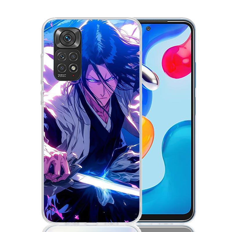 Чехол для телефона Bleach Кучики Бьякуя для Xiaomi Redmi Note 10 9 9S 8 8T 7 5 Mi 12T 11T 10T 9T 15 Pro 14 Ultra 12 11 Lite 11i 12X