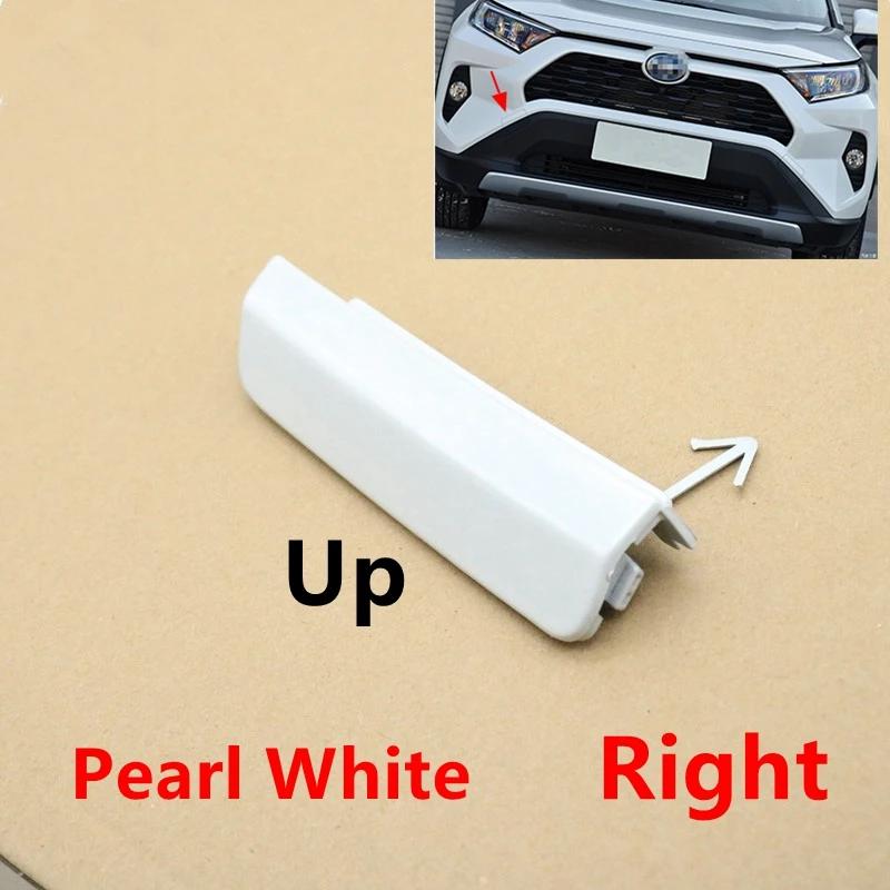 1pcs Car Front Bumper Trailer Hauling Cap Lid Trim Tow Hook Cover Up Or Down For Toyota RAV4 2020 2021 2022 2024