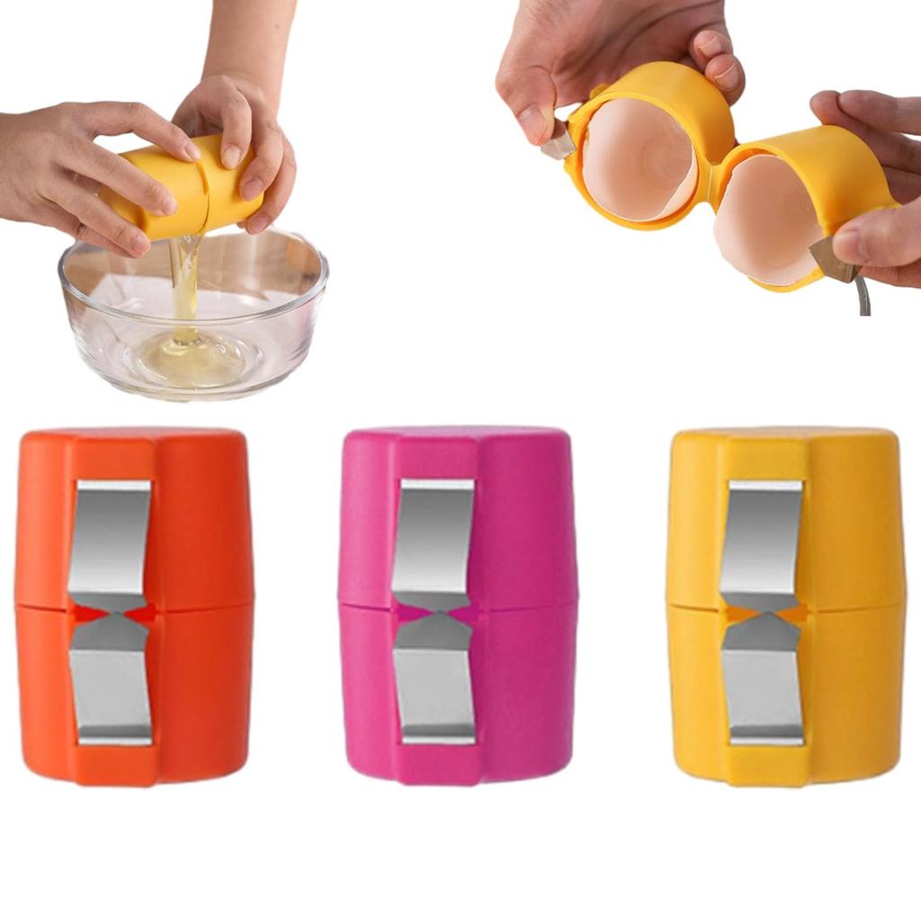 Открывалка для яичной скорлупы, 2025 Модернизированный резак для яичной скорлупы для сырых яиц, Ручной инструмент для разбивания яиц для приготовления пищи, походных кухонных гаджетов