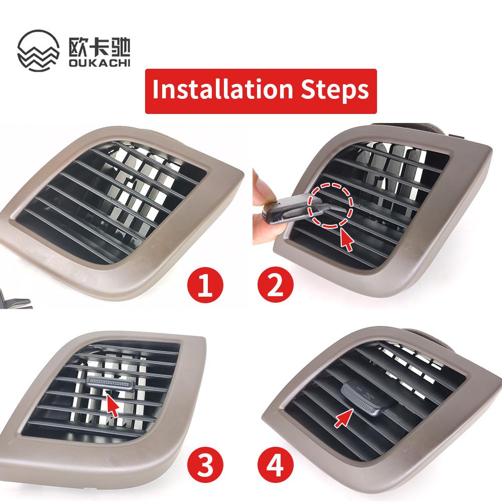 Автомобильный кондиционер, сменная решетка вентиляционного отверстия, зажим для автомобильного кондиционера, ремонтный комплект для Hyundai VERNA SOLARIS 2010-2016