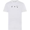 Off-White Мир Во Всем Мире Футболка Over OMAA038R21JER0080155