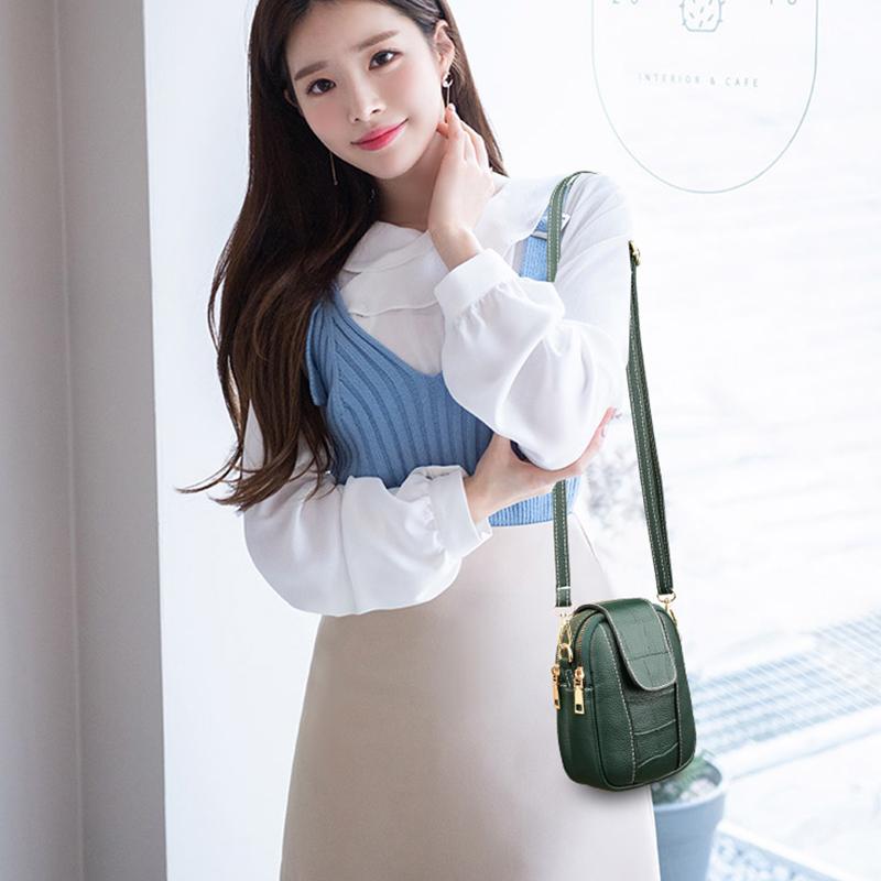 Винтажная маленькая сумка через плечо для женщин из крокодиловой кожи PU сумка-мессенджер маленькая двухслойная сумка для покупок дамский кошелек сумка для телефона