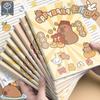 Capybara Dolphin A5 Thick Rubber Cover Notebook for Students and Office Use, Cute Design