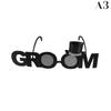 Bride & Groom Funny Groom Bride Glasses Bachelor Party Eyeglasses Photo Props Wedding Party Decoration Wedding Supplies