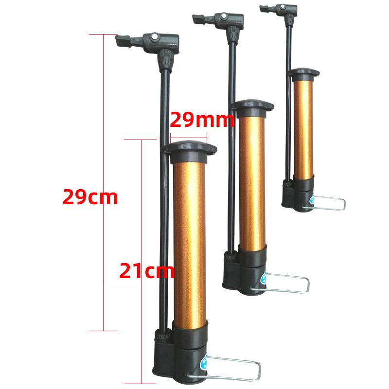 1 шт. Портативный велосипедный насос 80 PSI Ручной велосипедный насос Надуватель для шин шаров Клапан Шредера Напольный насос Велосипедные аксессуары