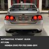 Для Honda Civic FD1/FD2 2006-2011: Задний фонарь в сборе с указателем поворота и крышкой стоп-сигнала