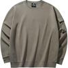 Outdoor Series Casual Round Neck Printed Sports Sweatshirt Men Sweatshirt Brown 152446701-2