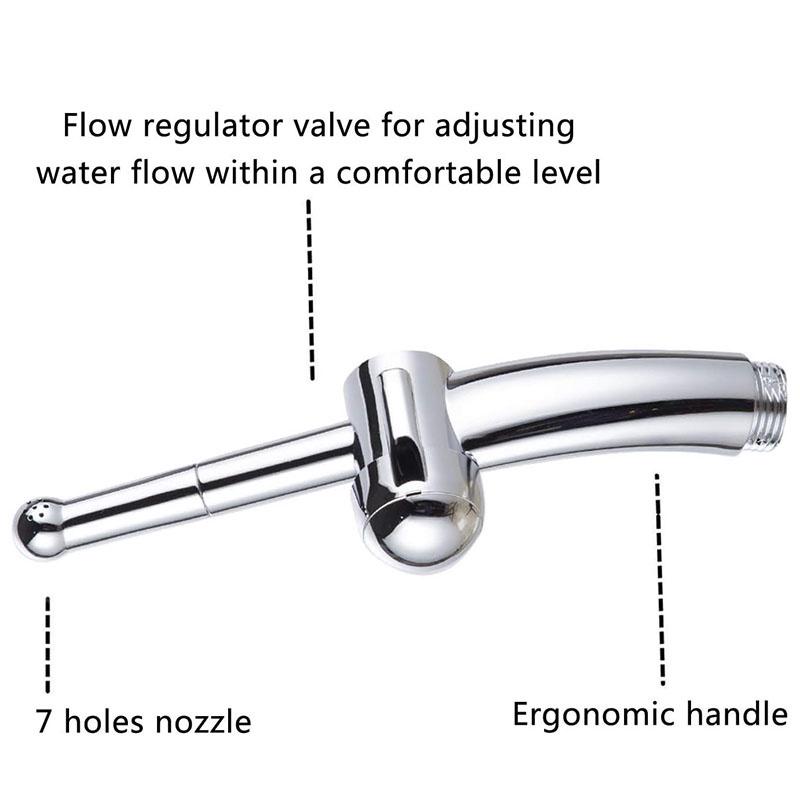 Ручной распылитель для биде для унитаза Усовершенствованная насадка для биде с прецизионным контролем давления струи струи