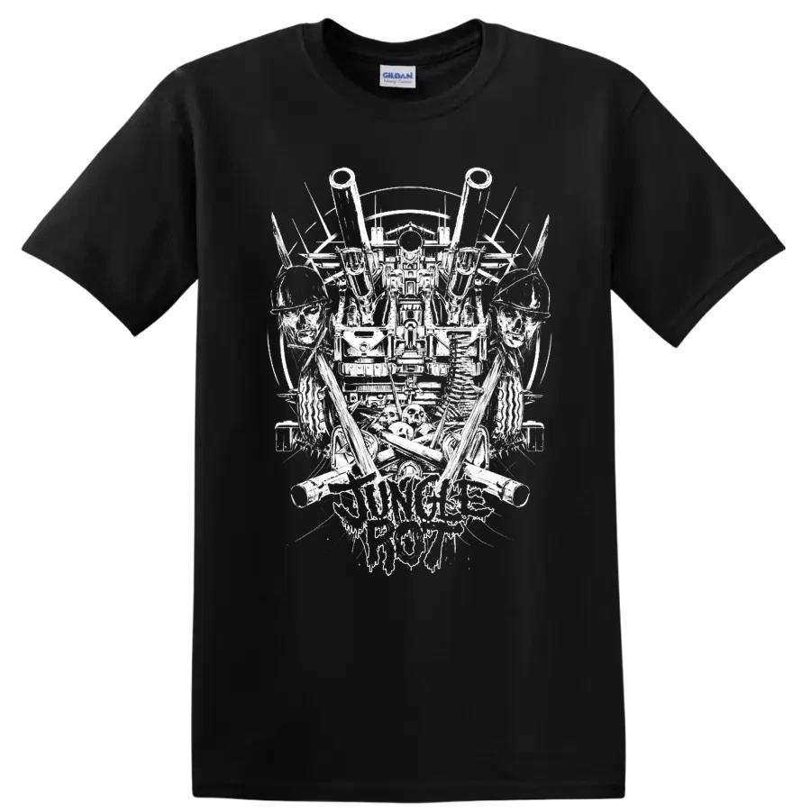 Death Metal T Shirt Jungle Rot War Machine Skull Tee