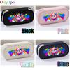 Multi-layer Student Pencil Bag Pencil Storage Box Oxford Cloth for Poke Mones Charizard Bulbasaur Blue Black White pink Gift