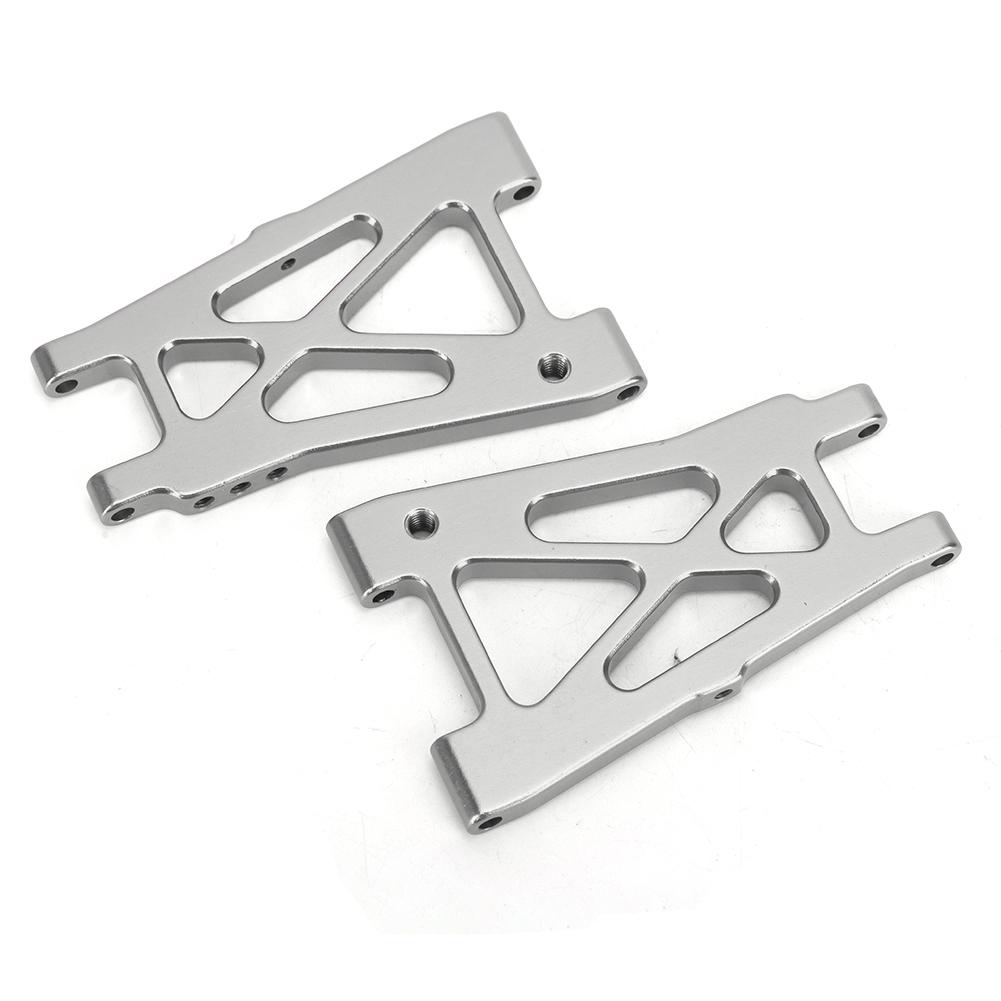 2PCS Aluminum Alloy Rear Lower Swing Arm Fit for 4 Optima 1Celsius10 RC Off Road Vehicle(Blue )