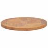 VidaXL Table Top Solid Teak Wood Round 2.5 Cm 40 Cm